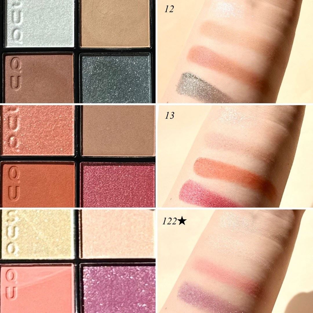 SUQQU Signature Color Eyes Eyeshadow Palette Spring 2023 - Swatches