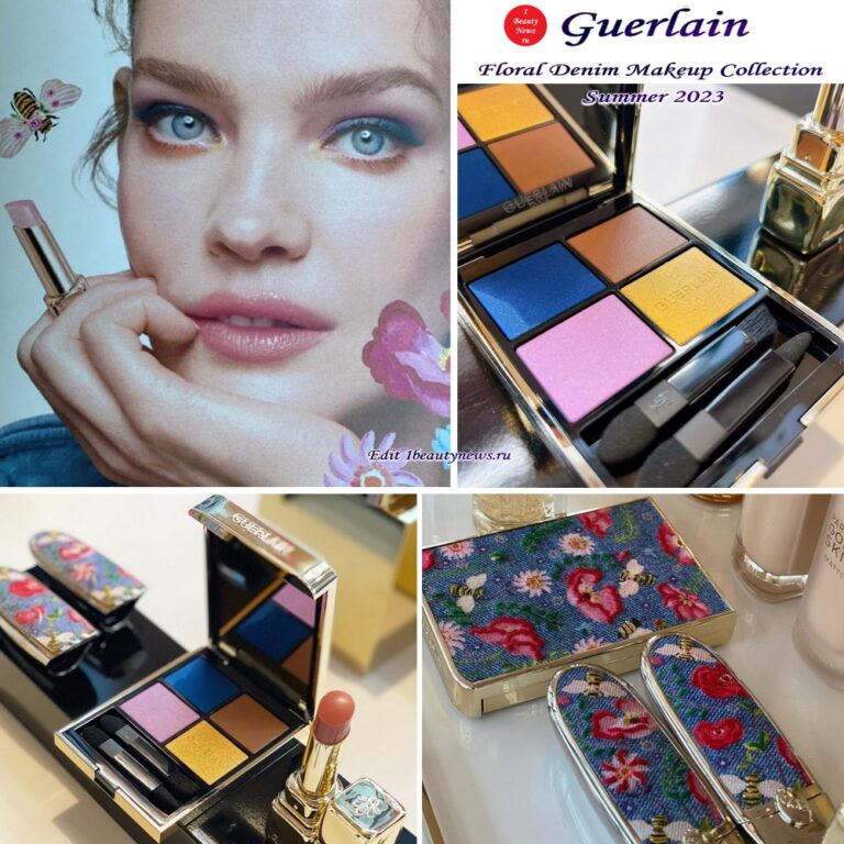 Летняя коллекция макияжа Guerlain Floral Denim Makeup Collection Summer 2023: первая информация и свотчи