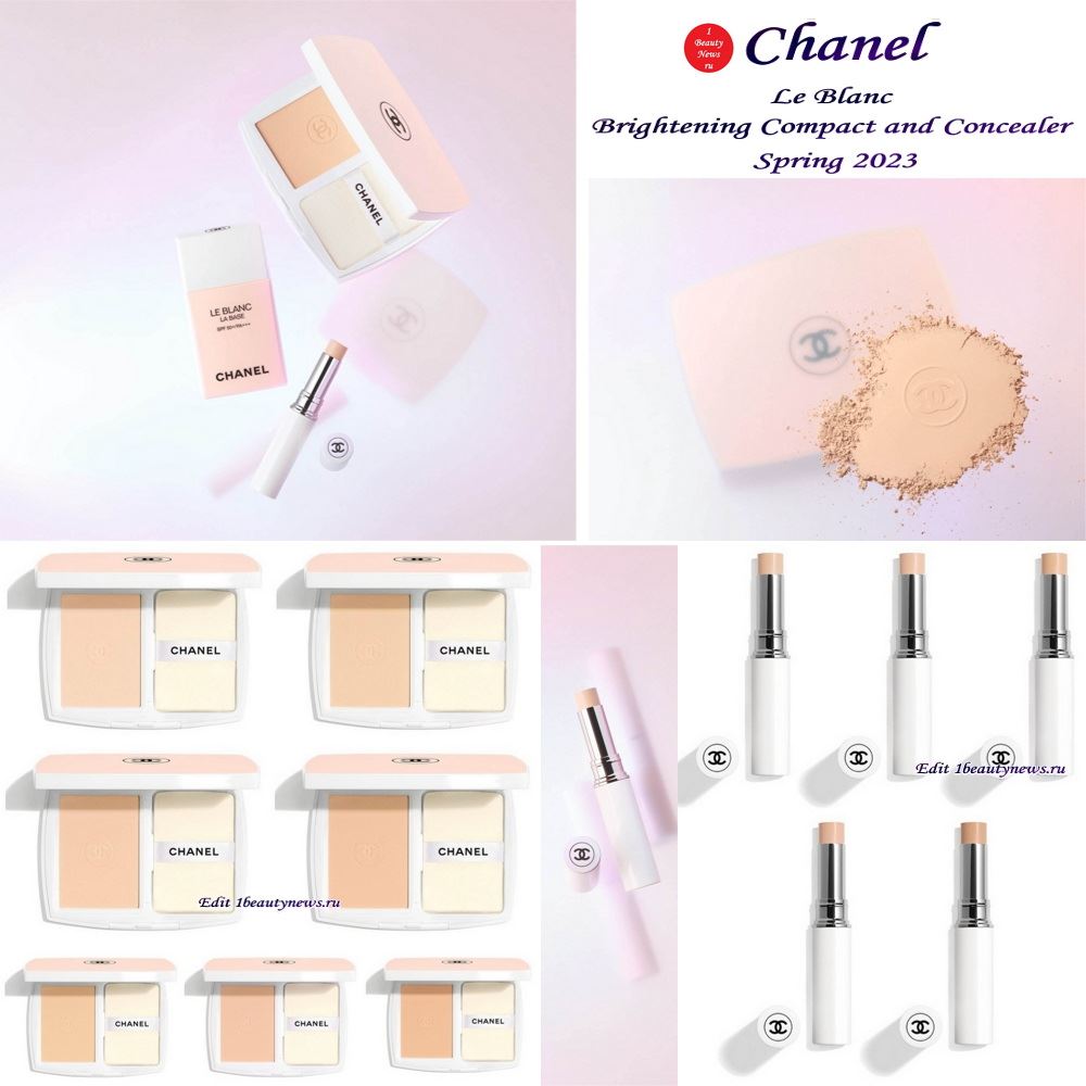 Новая пудра и консилер Chanel Le Blanc Brightening Compact and Concealer Spring 2023: первая информация