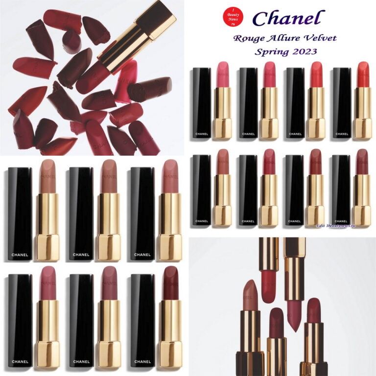 Новые оттенки губных помад Chanel Rouge Allure Velvet Spring 2023: полная информация и свотчи