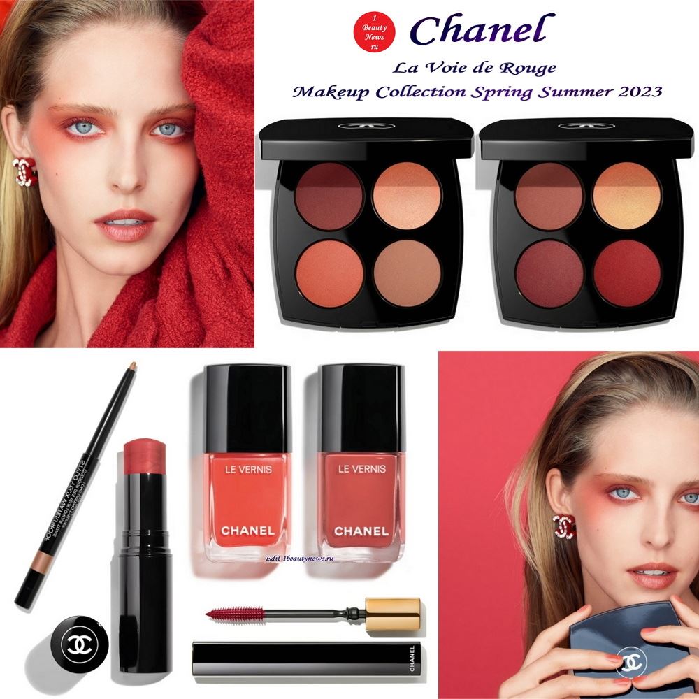 Весенне-летняя коллекция макияжа Chanel La Voie de Rouge Makeup Collection Spring Summer 2023: полная информация